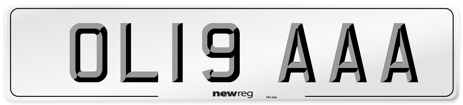 OL19 AAA Number Plate from New Reg